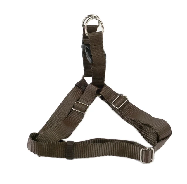 Шлейка Cristel для собак, 25 мм / 60-90 см / 60-90 см, нейлон, коричневая