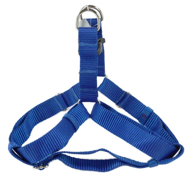 Шлейка Cristel для собак, 25 мм / 60-90 см / 60-90 см, нейлон, синяя