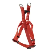 Шлейка Cristel для собак, нейлон, з пластиковою пряжкою, 15 мм/28-36 см/28-36 см, червоний