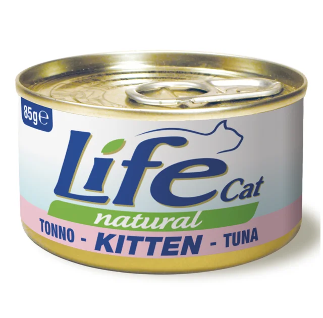 Консерва LifeCat Kitten Tuna для котят от 6 недель, со вкусом тунца, 85 г