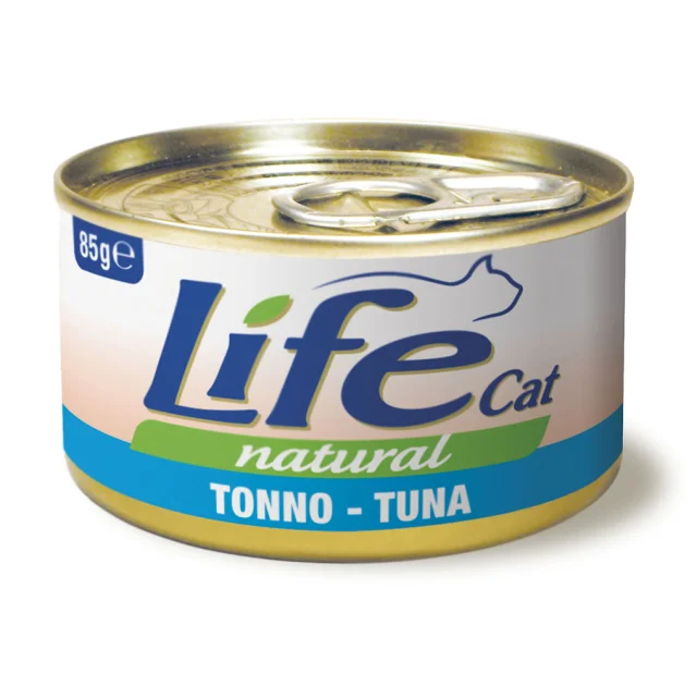 Консерва LifeCat Tuna для котів від 6 місяців, з тунцем, 85 г