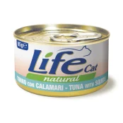 Консерва LifeCat Tuna With Squid для котів від 6 місяців, з тунцем та кальмаром, 85 г