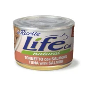 Консерва LifeCat Tuna With Salmon для котів від 6 місяців, з тунцем та лососем, 150 г