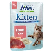 Вологий корм LifeCat Tuna для кошенят від 6 тижнів, з тунцем, 70 г
