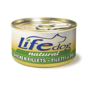 Консерва LifeDog Chicken Fillets для собак от 6 месяцев, с куриным филе, 90 г