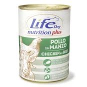 Консерва LifeDog Nutrition Plus Chicken With Beef для собак от 6 месяцев, с курицей и говядиной, 400 г