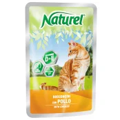 Вологий корм Naturel Chicken Chunks In Sause для котів від 6 місяців, з шматочками курятини у соусі, 100 г