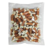 Лакомство Кронтес Косточка кальциевая с курицей, для собак, 500 г