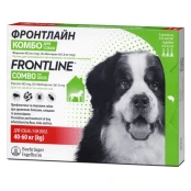 Краплі Boehringer Ingelheim Фронтлайн Комбо Спот Он від бліх і кліщів для собак, 40-60 кг, ціна за 1 піпетку