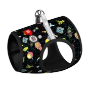 Шлея Waudog Clothes c QR-паспортом для собак, мягкая, рисунок "Рик и Морти 2", размер ХS4, 36-39/26-28 cм