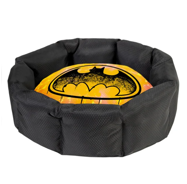 Лежанка Waudog Relax для собак, размер M, со сменной подушкой, рисунок "Бэтмен 1", 52×42×19 см