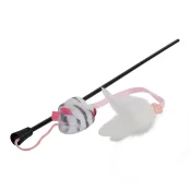 Игрушка GiGwi Teaser Дразнилка на стеке с мышкой со звуковым эффектом, для кошек, 51 см