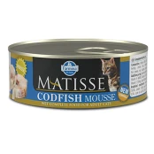 Влажный корм Farmina Matisse Cat Mousse Codfish для взрослых кошек, с треской, 85 г