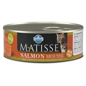 Влажный корм Farmina Matisse Cat Mousse Salmon для взрослых кошек, с лососем, 85 г