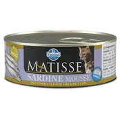 Вологий корм Farmina Matisse Cat Mousse Sardine для дорослих котів, з сардиною, 85 г