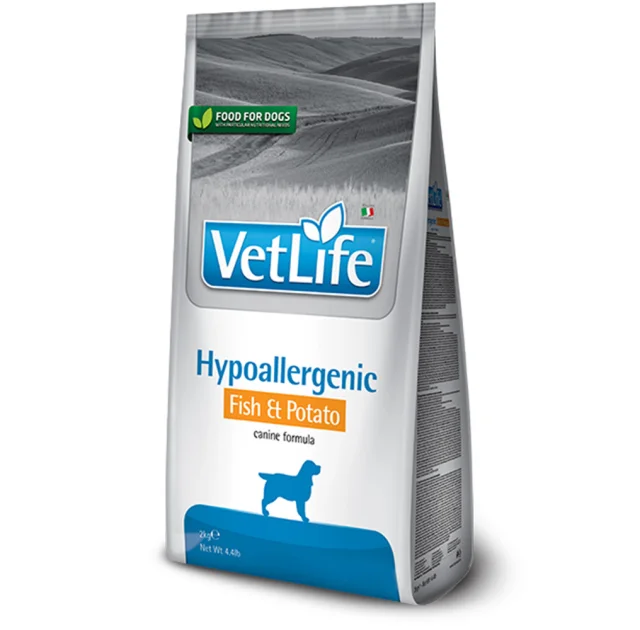 Сухий корм Farmina Vet Life Hypoallergenic Fish&Potato для собак, при харчовій алергії, риба та картопля, 2 кг