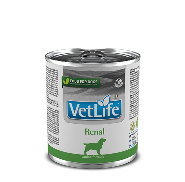 Вологий корм Farmina Vet Life Renal для собак, для підтримки функції нирок, 300 г