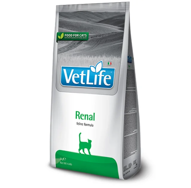 Сухий корм Farmina Vet Life Renal для котів, для підтримки функції нирок, 2 кг