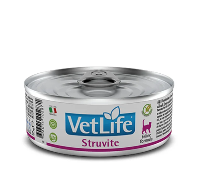 Вологий корм Farmina Vet Life Struvite для котів, для розчинення струвітних уролітів, 85 г