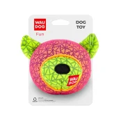 Игрушка Waudog Fun Мишка для собак, 20×14 см, розовая
