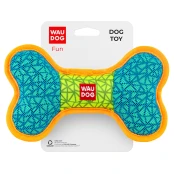 Игрушка Waudog Fun Кость для собак, 20×12 см, голубая