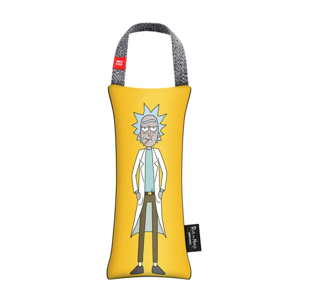 Игрушка Waudog Fun для собак, с пищалкой, рисунок "Рик и Морти 2", размер L, 26×11 см