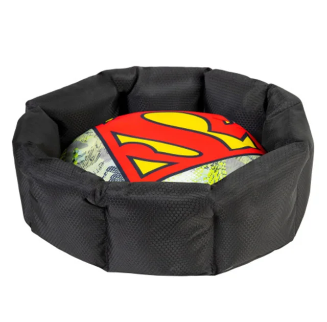 Лежанка Waudog Relax для собак, размер S, со сменной подушкой, рисунок "Супермен", 45×34×17 см