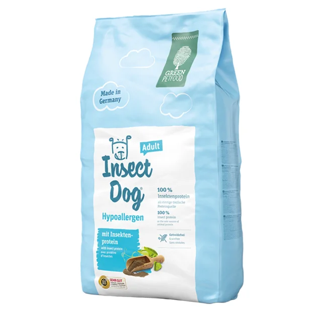 Сухий корм Green Petfood InsectDog Hypoallergen Adult для дорослих собак, з протеїнами комах, 10 кг