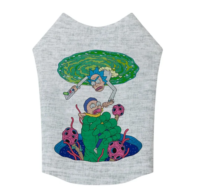 Майка Waudog Clothes для собак, рисунок "Рик и Морти 3", S35