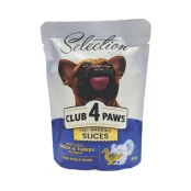 Влажный корм Клуб 4 Лапи Premium Selection для взрослых собак малых пород, с уткой и индейкой в ​​соусе, 85 г