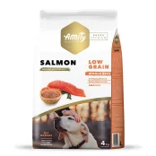 Сухой корм Amity Super Premium Adult Salmon для взрослых собак всех пород, низкозерновой, с лососем, 4 кг