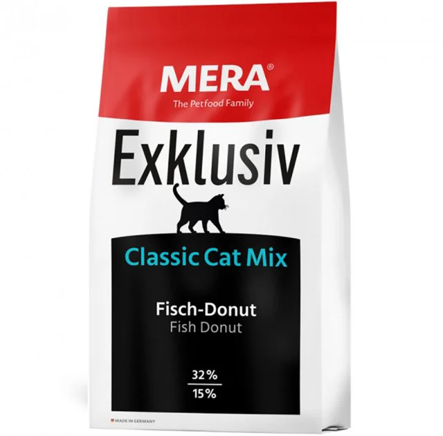 Сухий корм Mera Exklusiv Classic Cat Fish-Mix для дорослих котів, з рибою, 10 кг