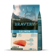 Сухой корм Bravery Salmon Large/Medium Adult для взрослых собак средних и крупных пород, с лососем, 12 кг