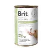 Консервы Brit VetDiets Dog Diabets для собак с сахарным диабетом, с ягненком и горохом, 400 г