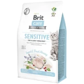 Сухий корм Brit Care Cat Sensetive GF Allergy Management для котів з чутливим травленням, з комахами та оселедцем, 400 г