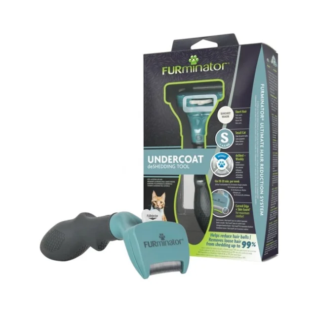 Фурмінатор FURminator Short Hair для котів з короткою шерстю, розмір S