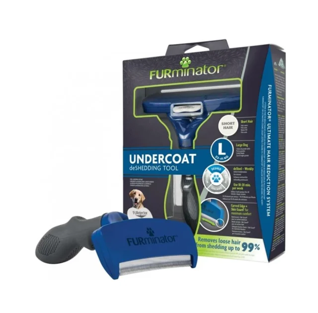 Дешеддер FURminator Short Hair для собак с короткой шерстью, размер L