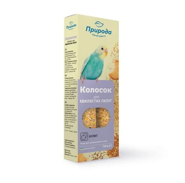 Колосок Природа Бисквит для попугаев, 140 г