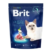 Сухий корм Brit Premium By Nature Cat Sensetive для котів з чутливим травленням, з ягням, 300 г