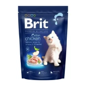 Сухий корм Brit Premium By Nature Kitten для кошенят від 1 до 12 місяців, з куркою, 1.5 кг