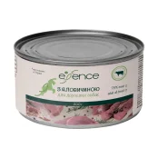 Влажный корм Essence для взрослых собак, с говядиной, 200 г