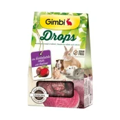Лакомство GimBi дропсы для грызунов, со свеклой, 50 г