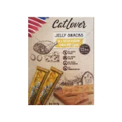 Ласощі CatLover Jelly Snacks Cheese Ham and Eggs для котів, сир, шинка та яйце в желе, 8 стіків по 10 г