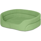 Лежанка Теремок для животных, размер M, 49×59×17 см, салатовая