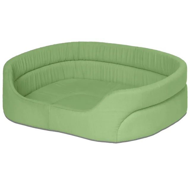 Лежанка Теремок для животных, размер M, 49×59×17 см, салатовая