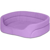 Лежанка Теремок для животных, размер M, 49×59×17 см, фиолетовая