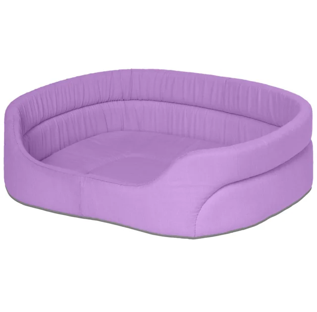 Лежанка Теремок для животных, размер M, 49×59×17 см, фиолетовая