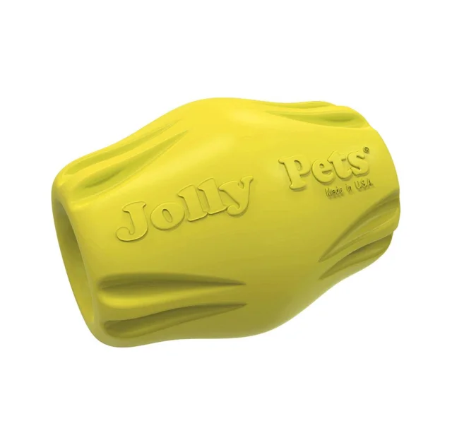 Жувальна іграшка Jolly Pets Flex-N-Chew Bobble для собак, жовта, 5 см