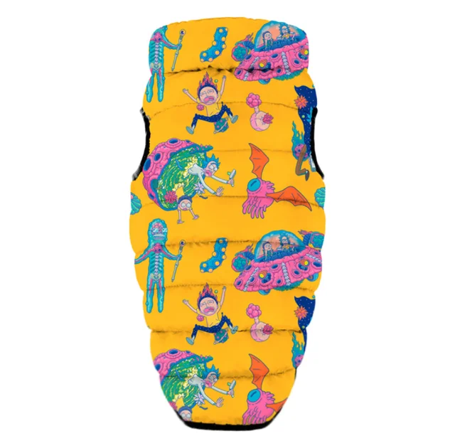 Курточка Waudog Clothes для собак, рисунок "Рик и Морти 3", M47, 63-67/39-43 см