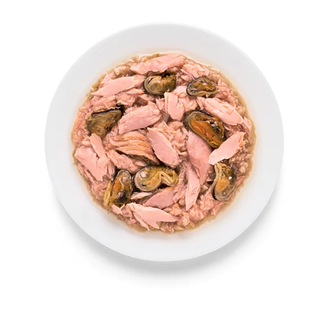 Консерви Grandorf Tuna Fillet&Mussels для котів, філе тунця з мідіями, 70 г